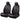 5-Seater Full Set Leather Car Seat Covers-Black