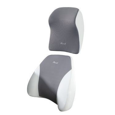 Florich FL003 Memory Foam Car Seat Cushion Set - 3-in-1 Ergonomic Lumbar Support & Pillow