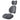 Florich FL004 Breathable Mesh Memory Foam Car Seat Cushion Set - 3-in-1 Ergonomic Lumbar Support & Pillow