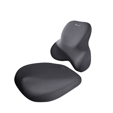 Florich FL005 Breathable Mesh Memory Foam Car Seat Cushion Set - 3-in-1 Ergonomic Lumbar Support & Pillow