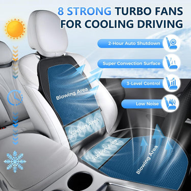 Florich FC06 8 Turbo Fans Cooling Car Seat Cover