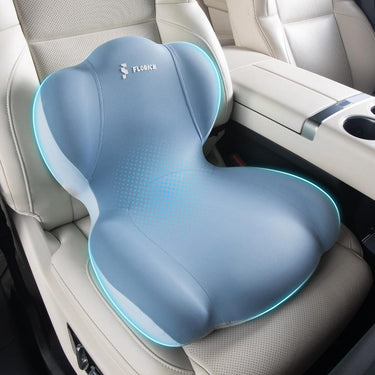 Florich FL002 Ergonomic Memory Foam Car Seat Cushion Lumbar Support for Driving